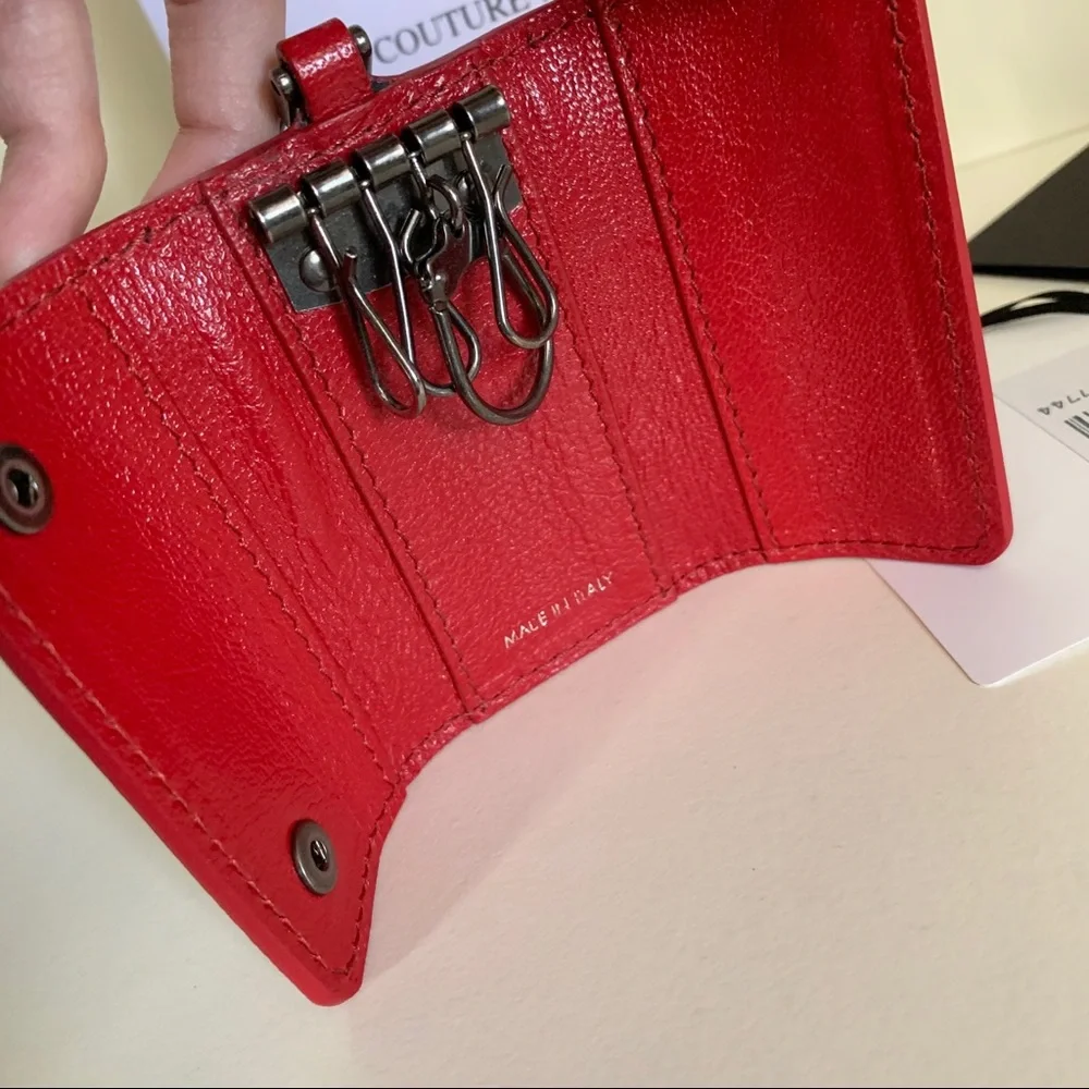 Moschino leather key case (Italy)